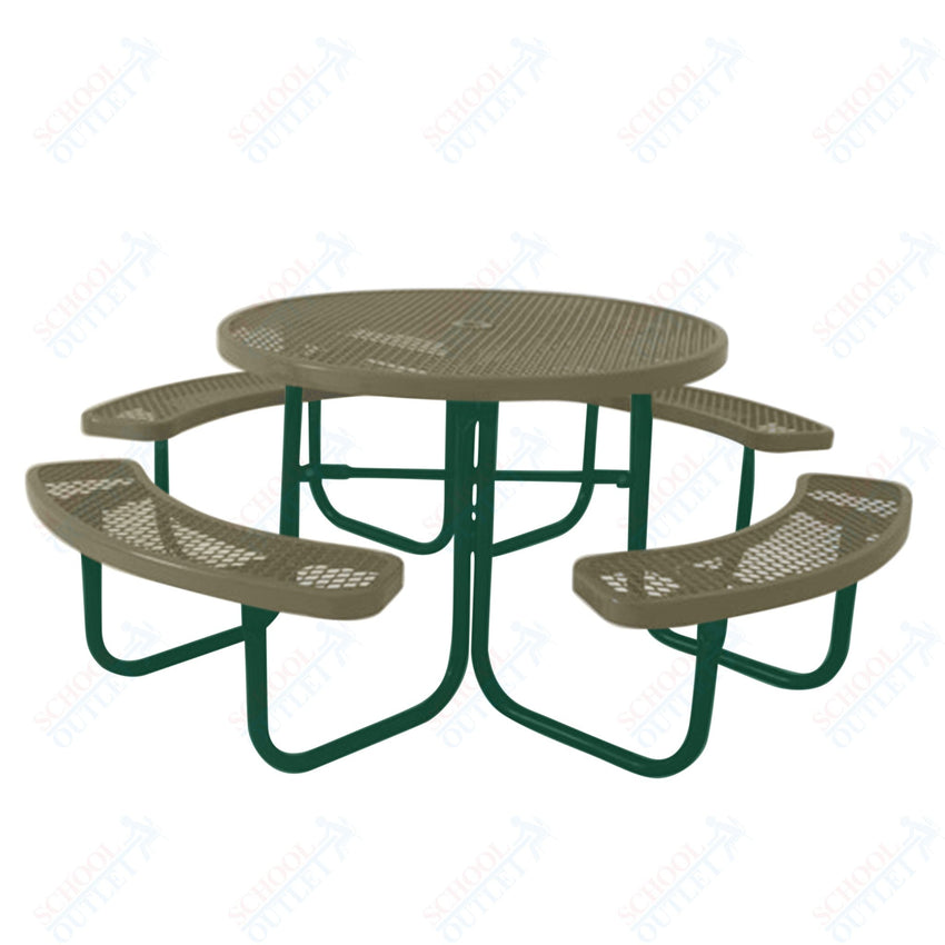 UltraPlay 46" Round Outdoor Picnic Table - SchoolOutlet