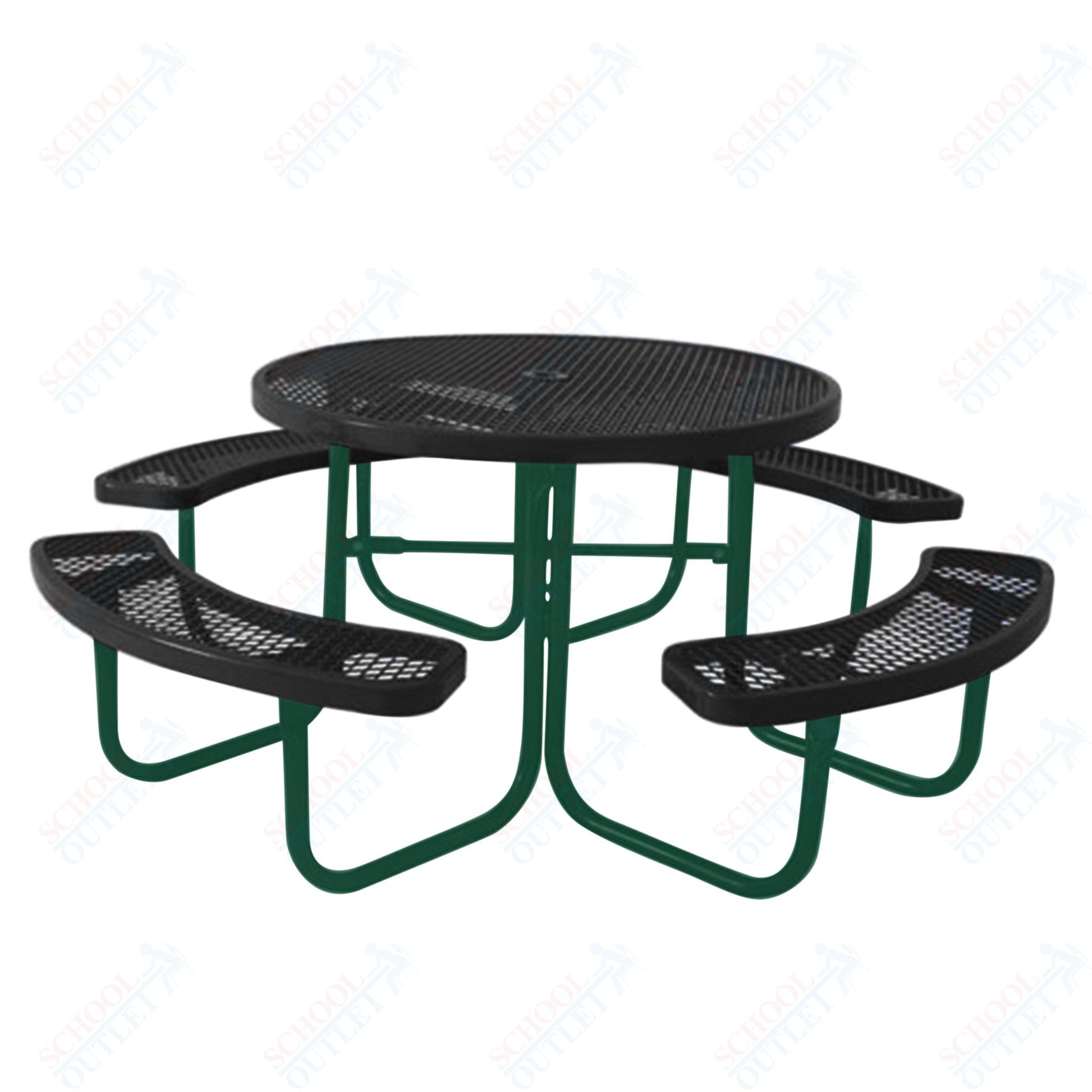 UltraPlay 46" Round Outdoor Picnic Table - SchoolOutlet