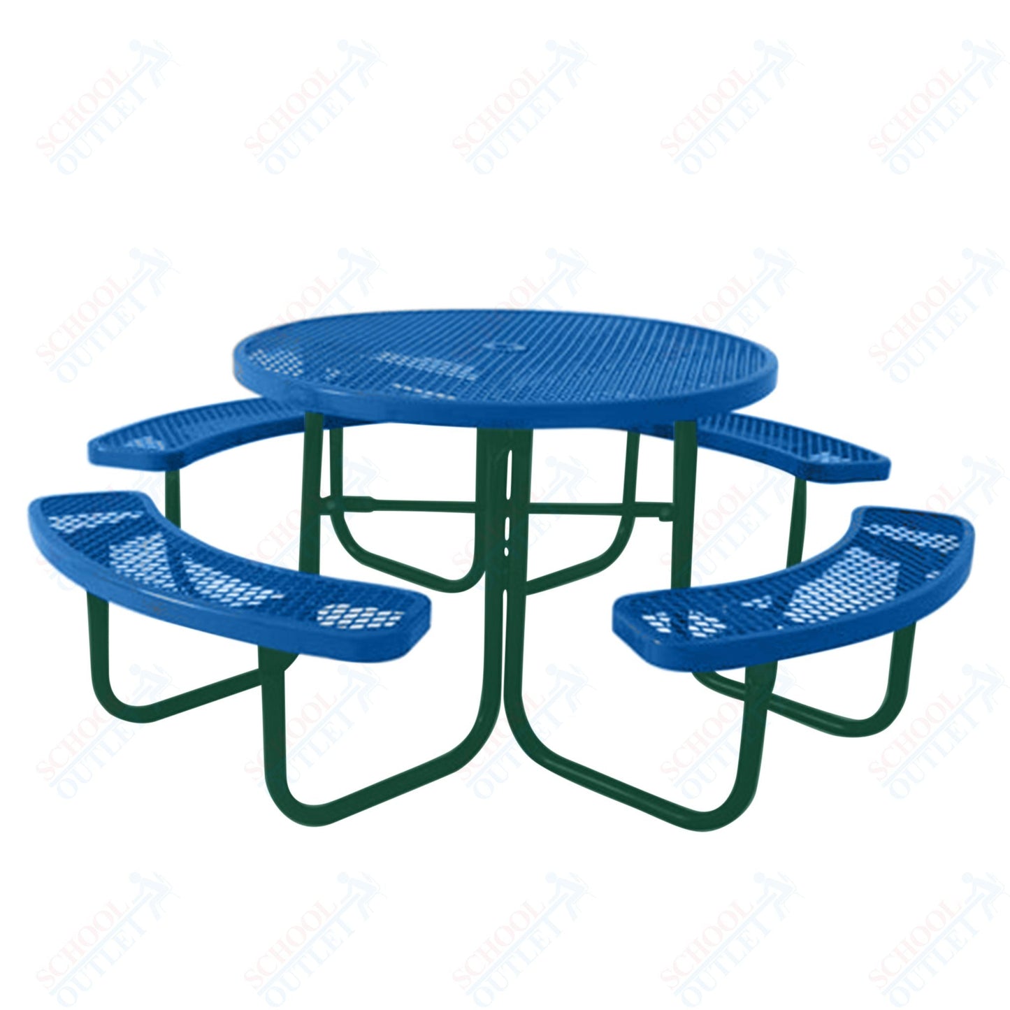 UltraPlay 46" Round Outdoor Picnic Table - SchoolOutlet