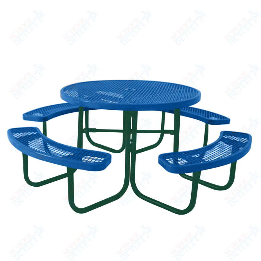 UltraPlay 46" Round Outdoor Picnic Table - SchoolOutlet
