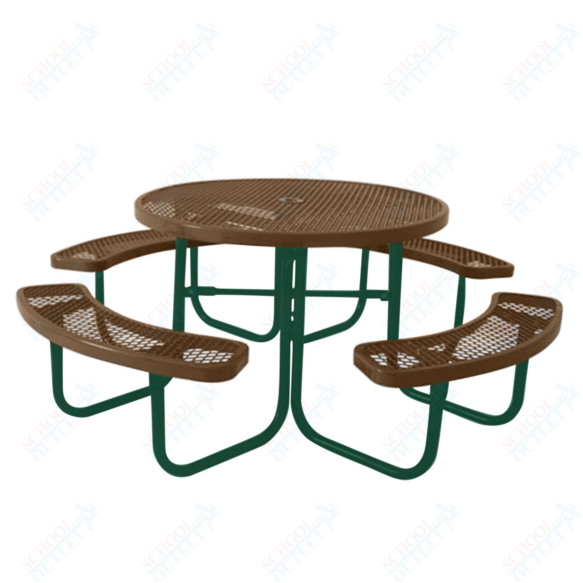 UltraPlay 46" Round Outdoor Picnic Table - SchoolOutlet