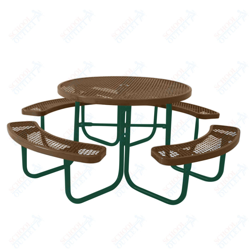 UltraPlay 46" Round Outdoor Picnic Table - SchoolOutlet