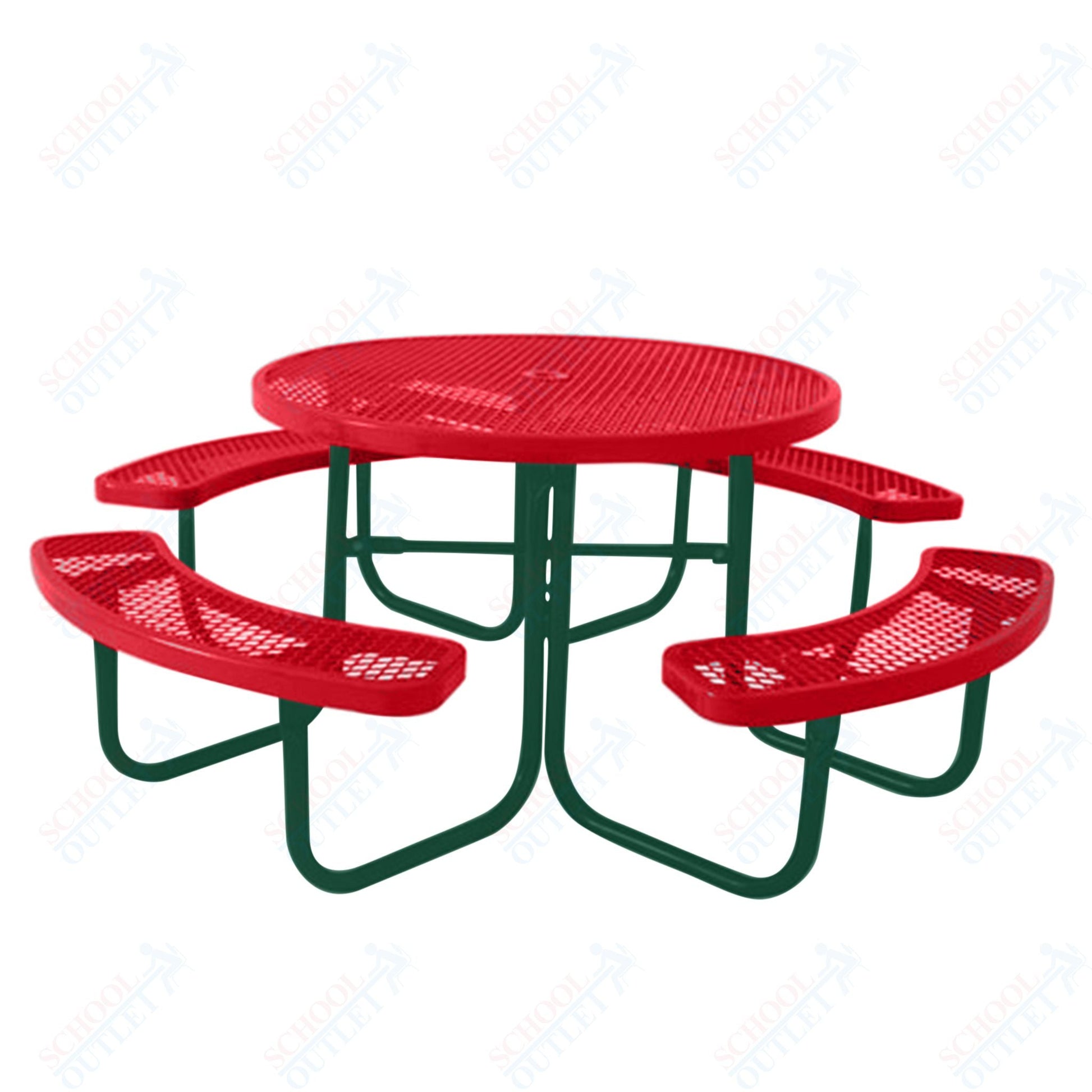UltraPlay 46" Round Outdoor Picnic Table - SchoolOutlet