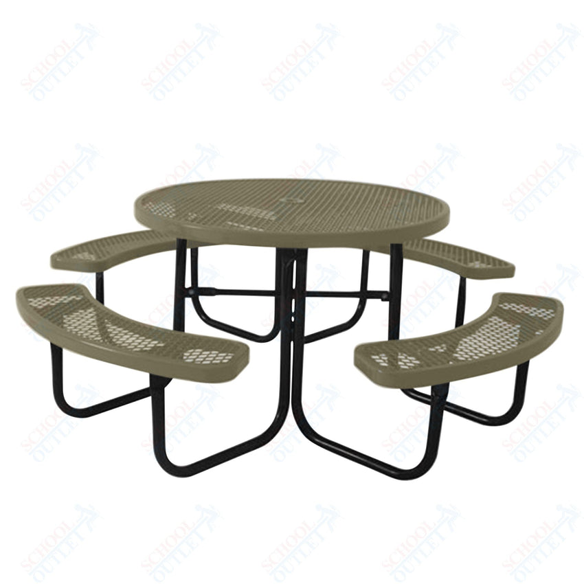UltraPlay 46" Round Outdoor Picnic Table - SchoolOutlet