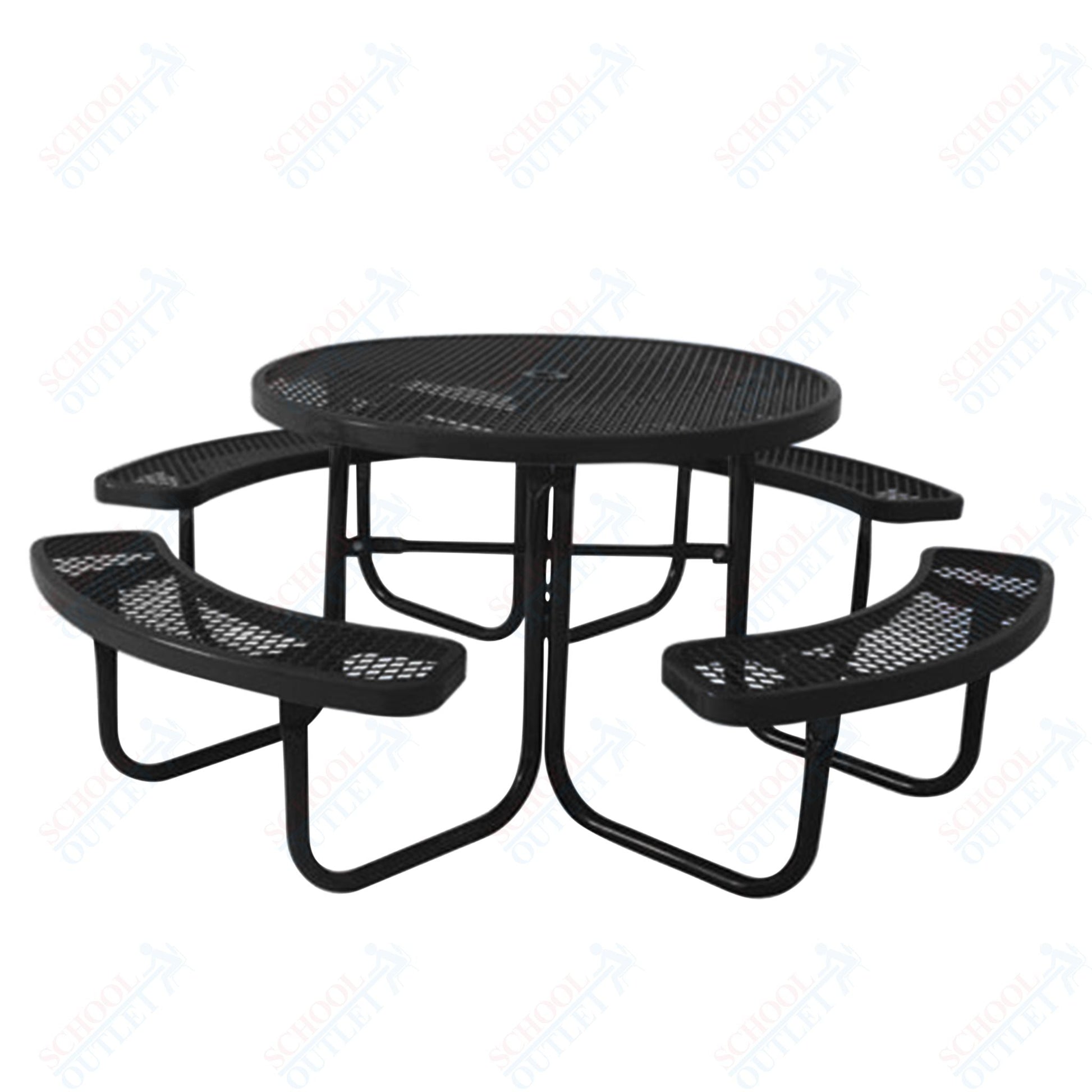 UltraPlay 46" Round Outdoor Picnic Table - SchoolOutlet