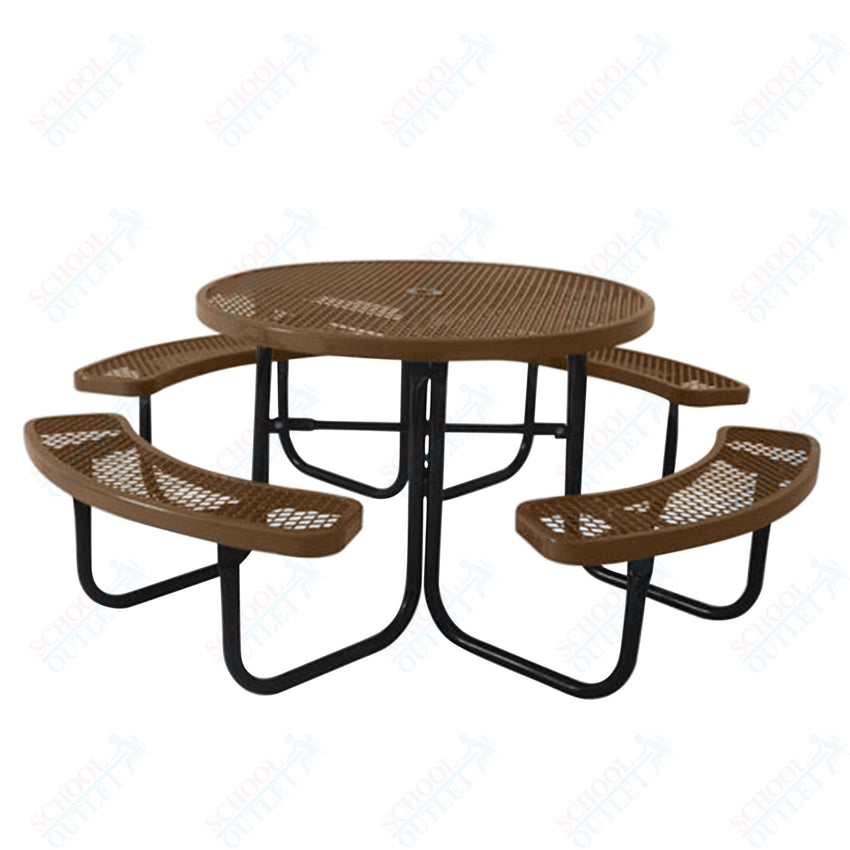 UltraPlay 46" Round Outdoor Picnic Table - SchoolOutlet
