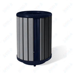 UltraPlay Richmond Recycled Outdoor Trash Receptacle - 32 Gallon - SchoolOutlet