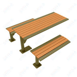 UltraPlay 6' Phoenix Cantilever Recycled Plastic Table - SchoolOutlet