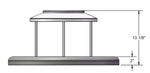 UltraPlay 55 Gallon Ash Urn Top (AUR - 55 - 08) - SchoolOutlet