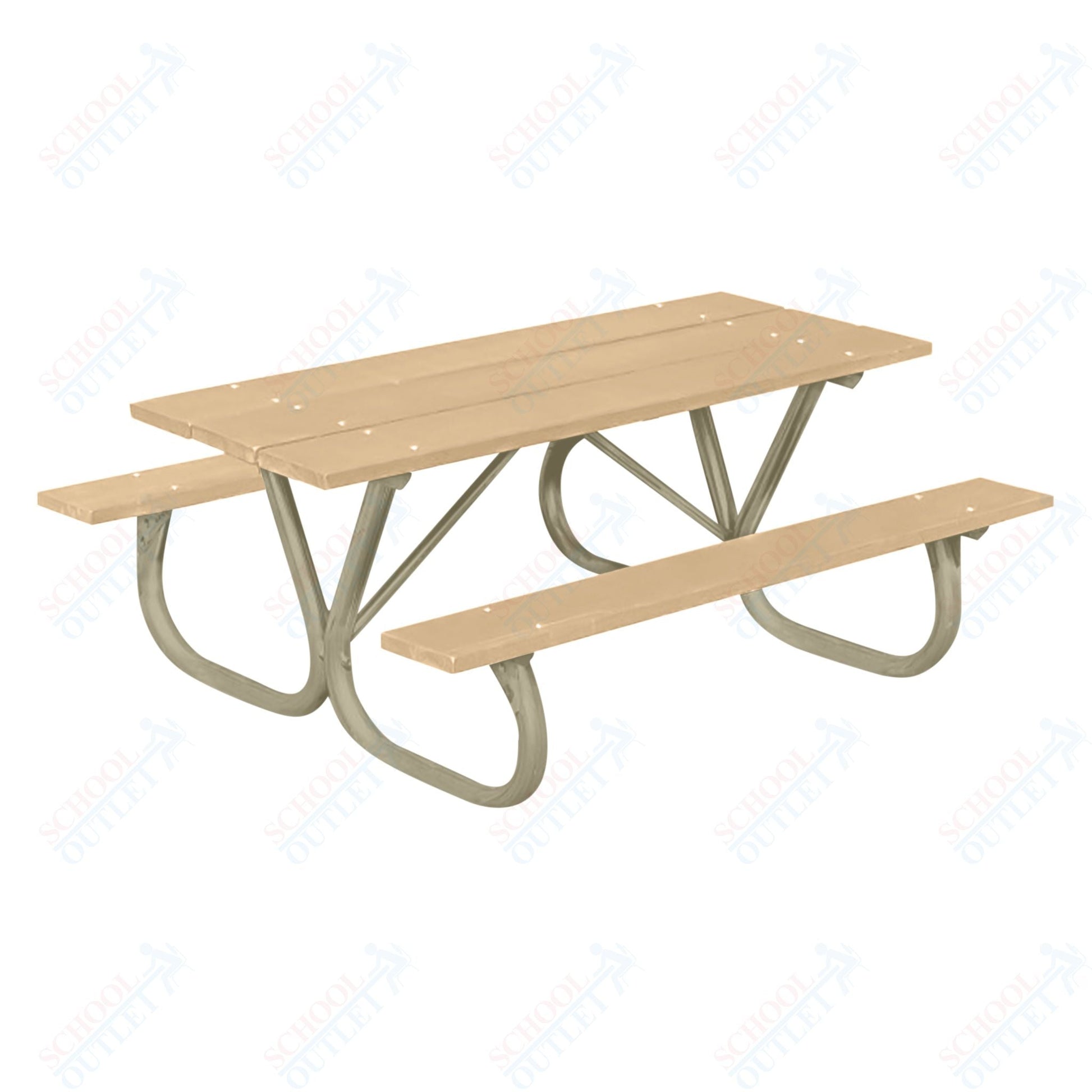 UltraPlay 6' Extra Heavy Duty Table w/ Bolt - Thru Frame - SchoolOutlet