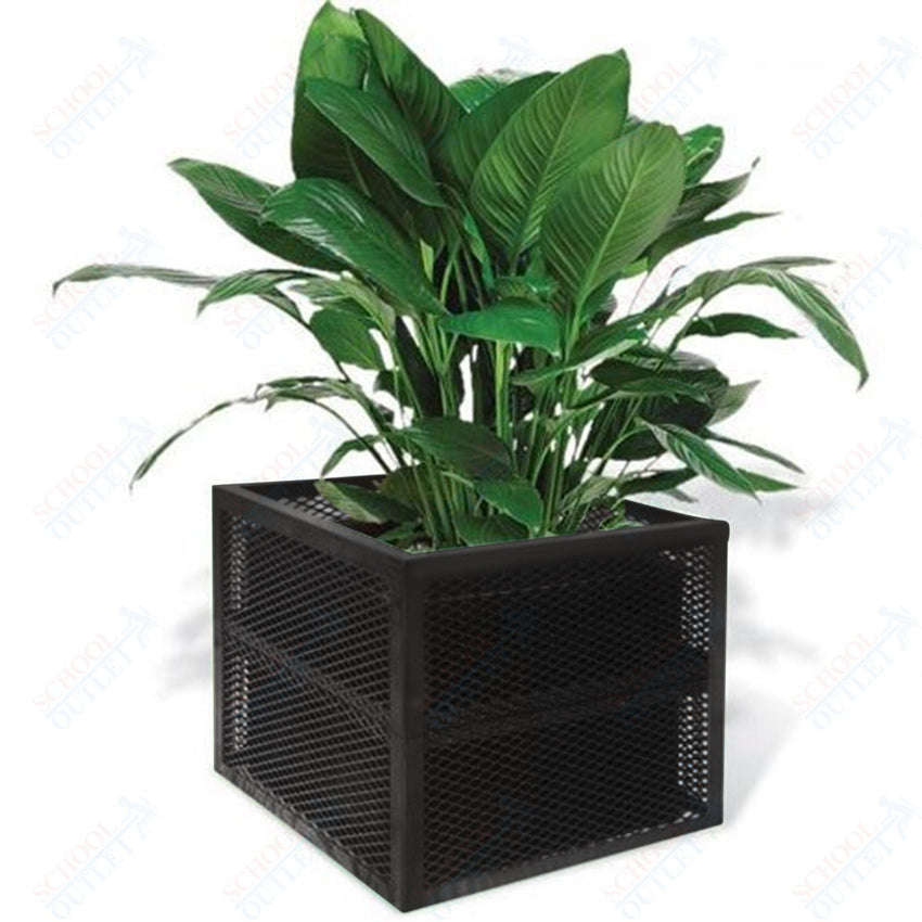 Ultrasite Outdoor Planter - 24" Square x 18" High - SchoolOutlet