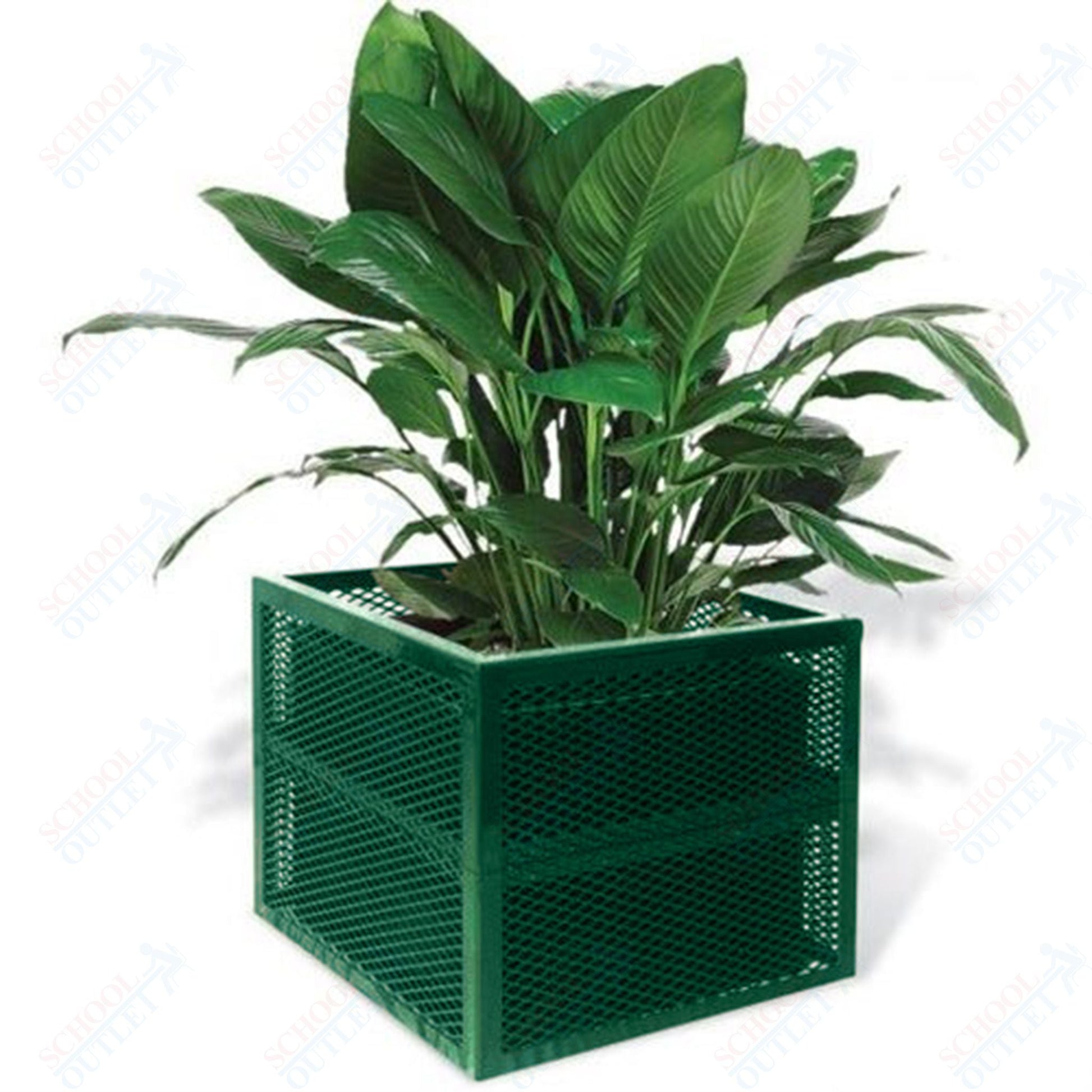 Ultrasite Outdoor Planter - 24" Square x 18" High - SchoolOutlet