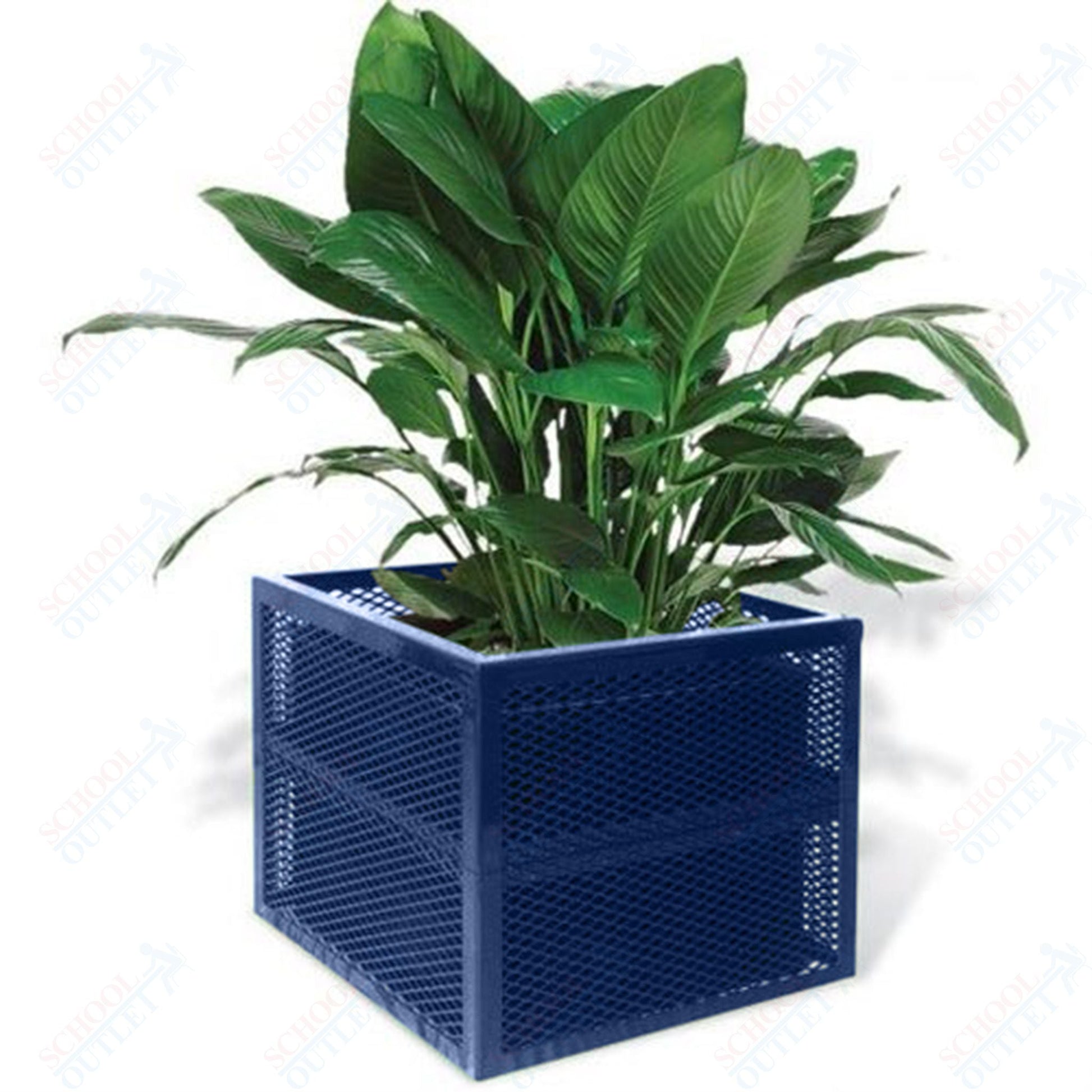 Ultrasite Outdoor Planter - 24" Square x 18" High - SchoolOutlet