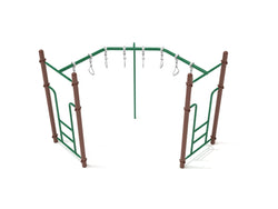 Playground Equipment 90-Degree Swinging Ring Ladder (PTC012)