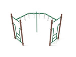 Playground Equipment 90 - Degree Swinging Ring Ladder (PTC012) - SchoolOutlet