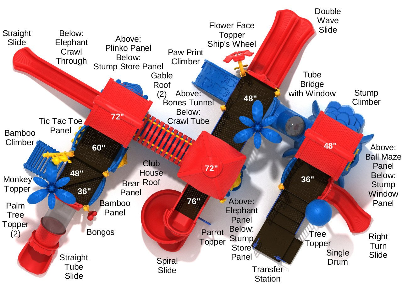 Playground Equipment Leaping Lion (PTH009) - SchoolOutlet