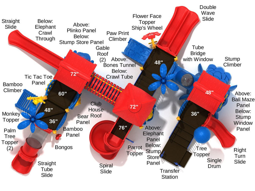 Playground Equipment Leaping Lion (PTH009) - SchoolOutlet