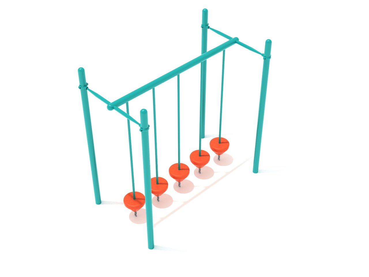 Playground Equipment Single Row Pebble Bridge (PTC017) - SchoolOutlet