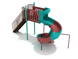 Playground Equipment 6 Foot Sectional Spiral Slide (PSL027)