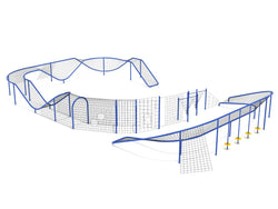 Playground Equipment Spacewalk Course (PFN016)