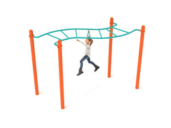 Playground Equipment Wavy Overhead Scaling Ladder (PGC015)