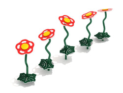 Playground Equipment Flower Stepping Path (Set of 5) (PFS067)