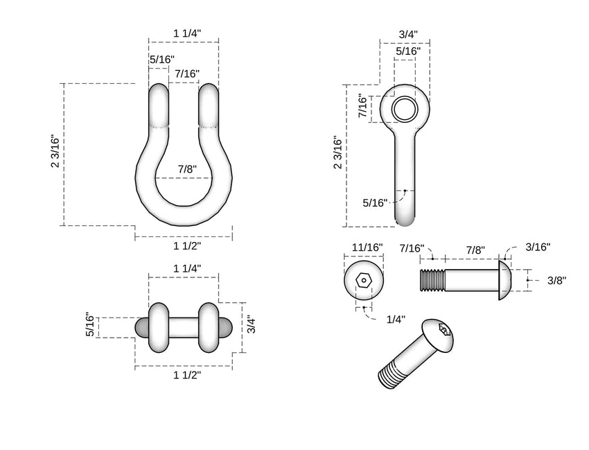 Playground Equipment Single Clevis Connector (PCS005) - SchoolOutlet