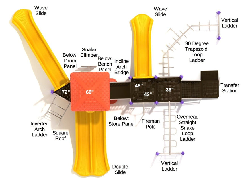 Playground Equipment Gainesville (PKP240) - SchoolOutlet