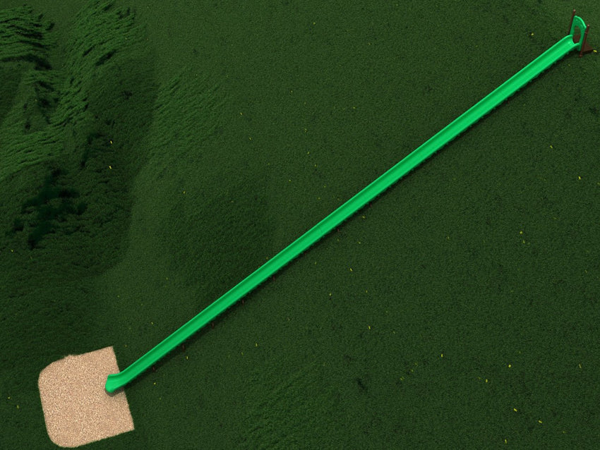 Playground Equipment 75 - Feet Single Straight Embankment Slide (PEL010) - SchoolOutlet