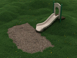 Playground Equipment 3 Foot Single Straight Embankment Slide (PEL001)