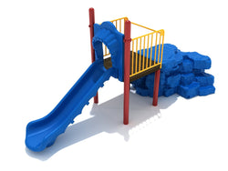 Playground Equipment Boulder Climber with Slide (PGS038)