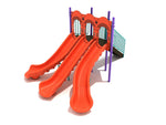 Playground Equipment 5 Foot Triple Sectional Split Slide (PSL025) - SchoolOutlet