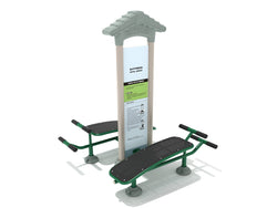 Playground Equipment Royal Double Station Sit Up Bench (PFT017)
