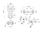 Playground Equipment Double Clevis Connector (PCS006) - SchoolOutlet