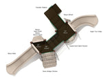 Playground Equipment 8 - feet Straight Balance Beam (PCT075) - SchoolOutlet