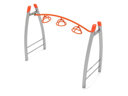Playground Equipment Curved Post 3-Wheel Overhead Spinner (PGS001)