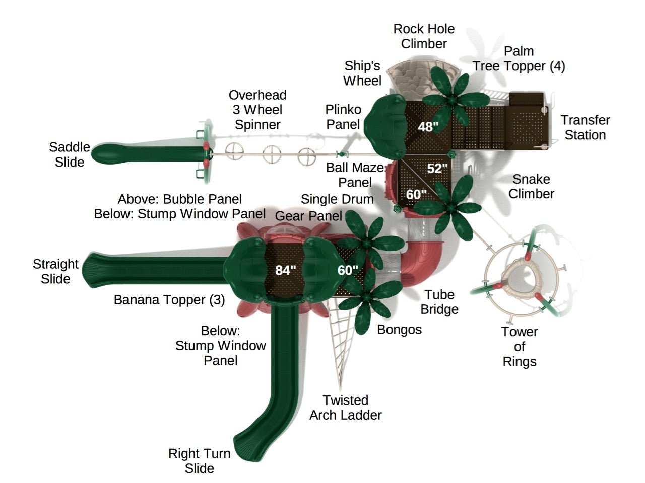Playground Equipment Falcon Flight (PTH038) - SchoolOutlet