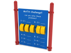 Playground Equipment Freestanding Math Panel with Posts (PFS043)