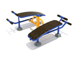Playground Equipment Double Station Sit Up Bench (PFT003)
