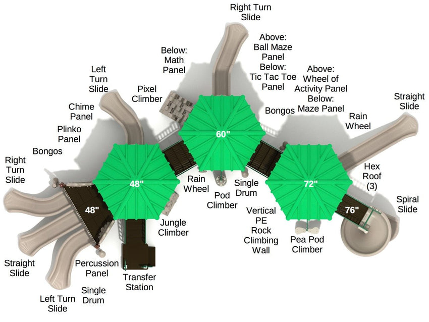 Playground Equipment Emerald Crest (PMF028) - SchoolOutlet