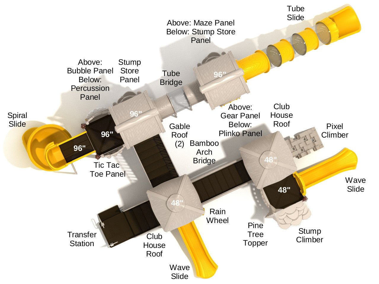 Playground Equipment Hyena Hideout (PTH016) - SchoolOutlet
