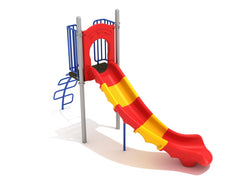 Playground Equipment 5 Foot Slide with Snake Climber (PSL032)
