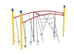 Playground Equipment Lily Pad Bridge with Net Attachment (PGS019)