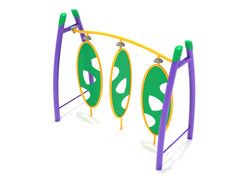 Playground Equipment Curved Post Triple Wing Climber (PGS010)