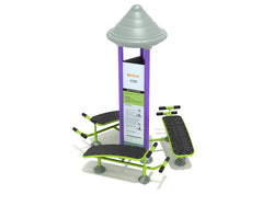 Playground Equipment Royal Triple Station Sit Up Bench (PFT036)