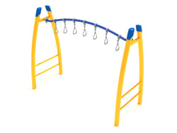 Playground Equipment Curved Post Curved Overhead Swinging Ring Ladder (PGS003)