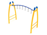 Playground Equipment Curved Post Curved Overhead Swinging Ring Ladder (PGS003) - SchoolOutlet