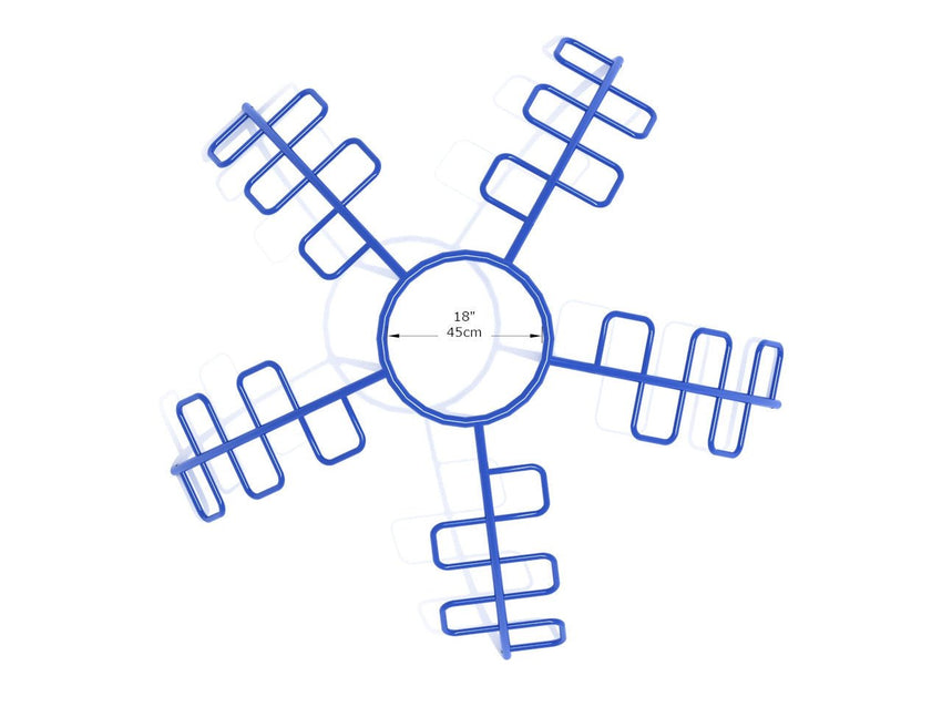Playground Equipment 5 - Way Snake Climbing Dome (PFS071) - SchoolOutlet