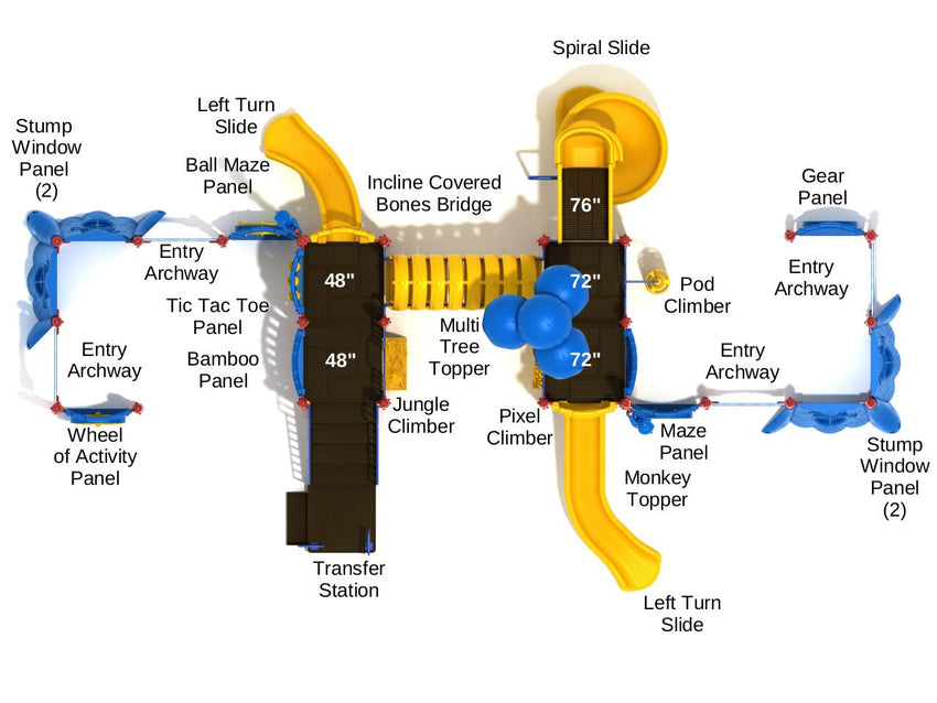 Playground Equipment Lounging Leopard (PTH051) - SchoolOutlet
