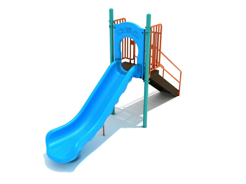 Playground Equipment 4 Foot Single Straight Slide (PSL007) - SchoolOutlet